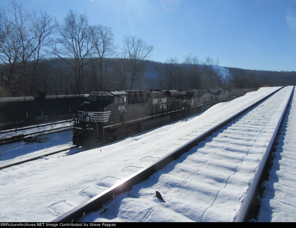 NS units in Allentown yard